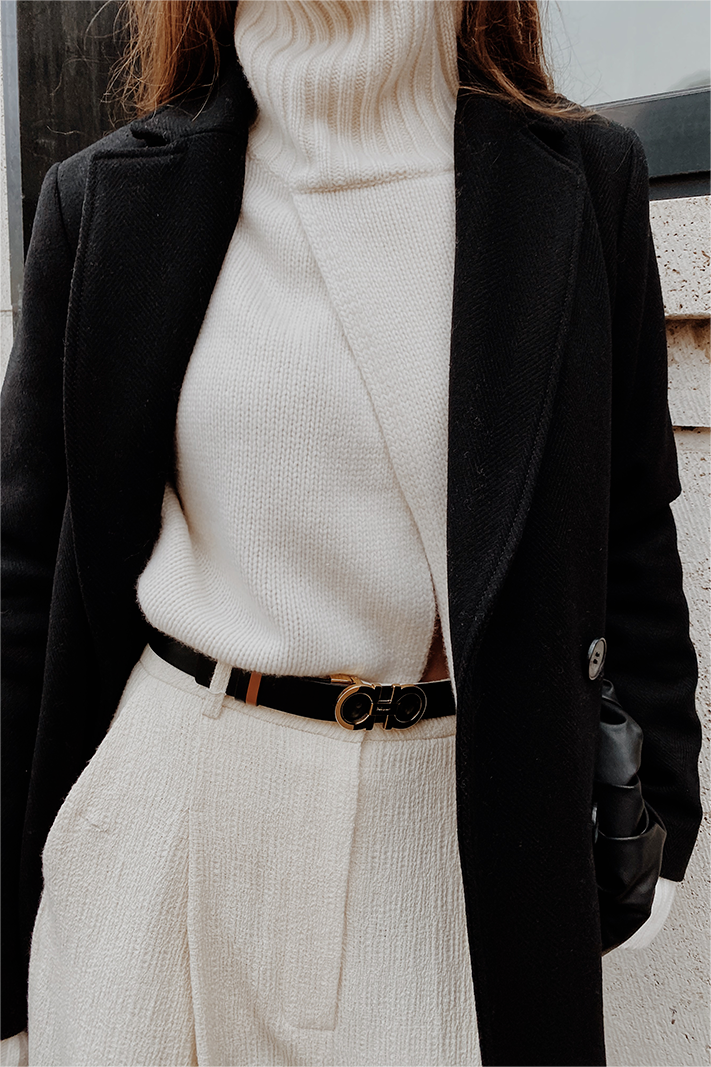 Wool-Blend Look Solid Long Sleeve Maxi Coat