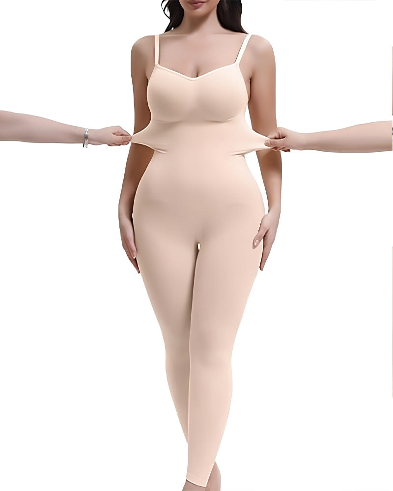 Women's Seamless Full-Body Shaping Jumpsuit – Hourglass Compression Shapewear – 2