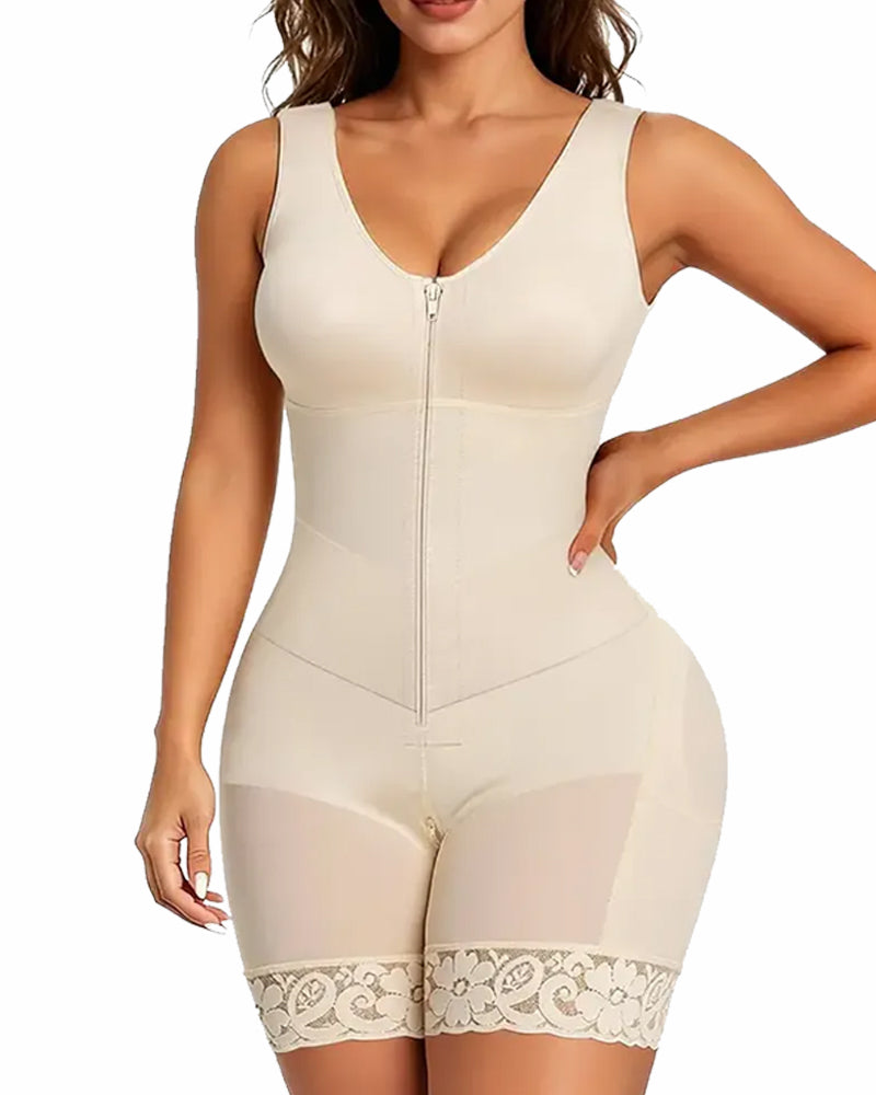 Women's V-Shaped Full Body Shaper – S-Curve Tummy Control Faja – 5